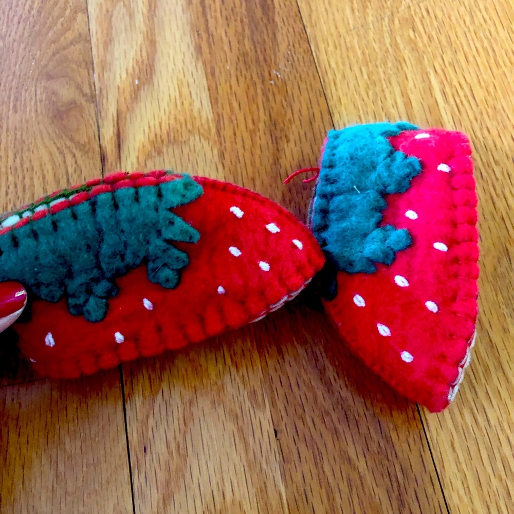 Baby 3-6 mo strawberry shoes